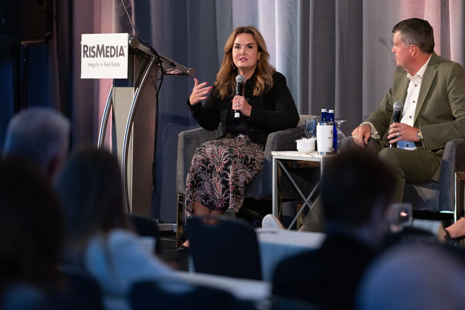 Debra on an industry panel