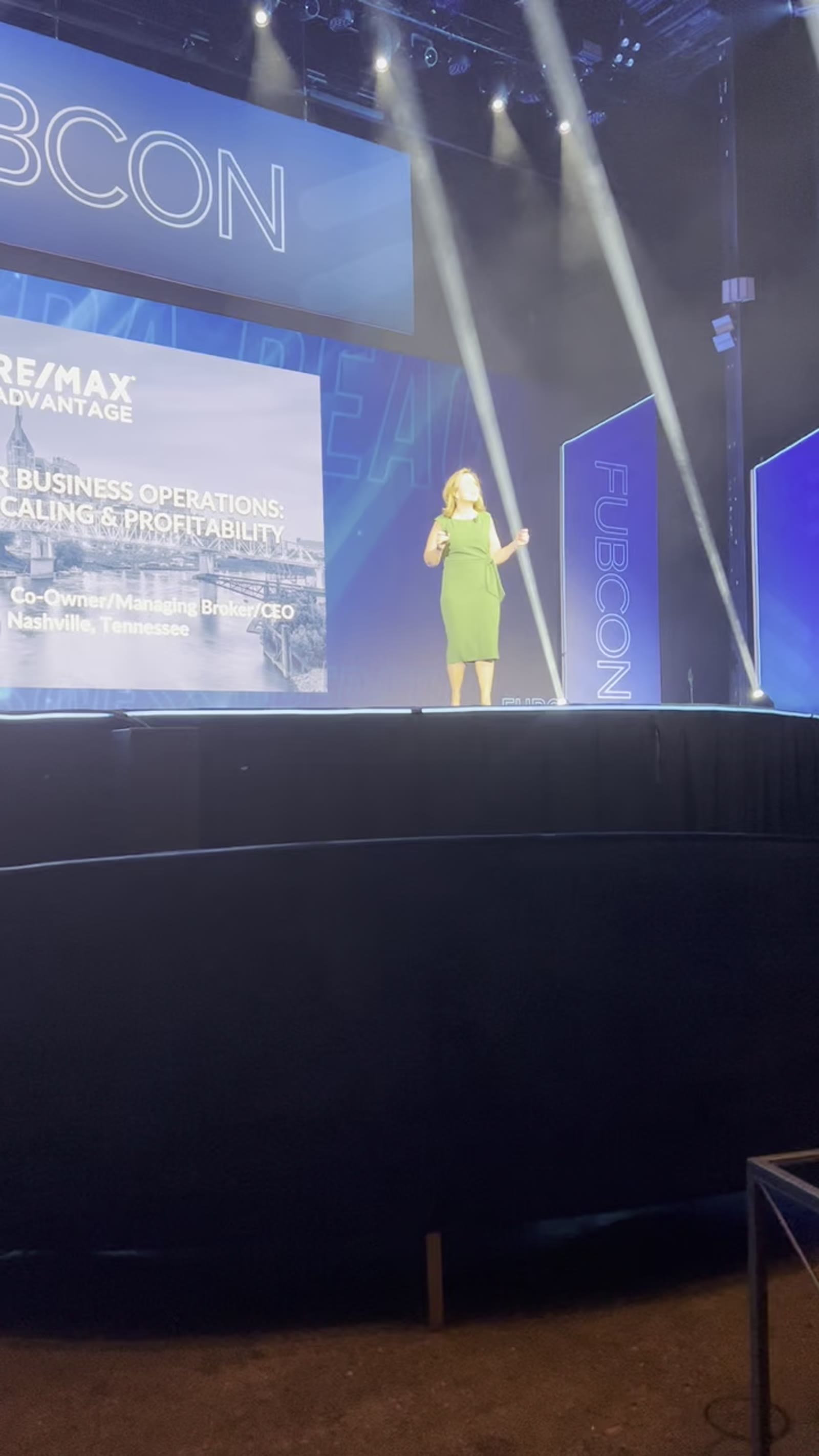 Debra Beagle, CRS delivering a keynote